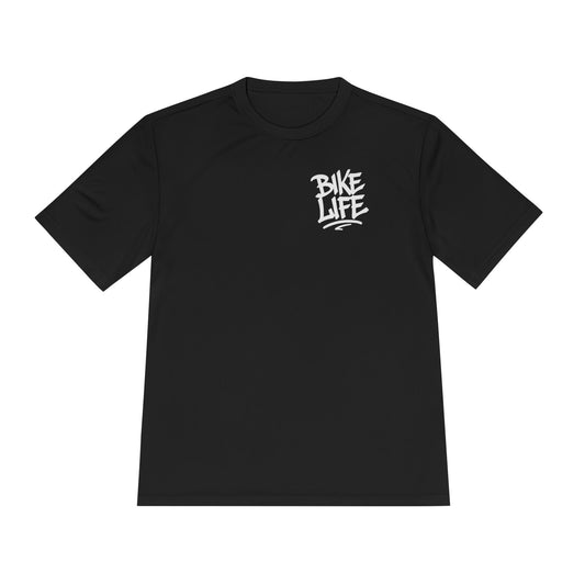 Bike Life Feed the Streets black rider T-shirt alternate product view