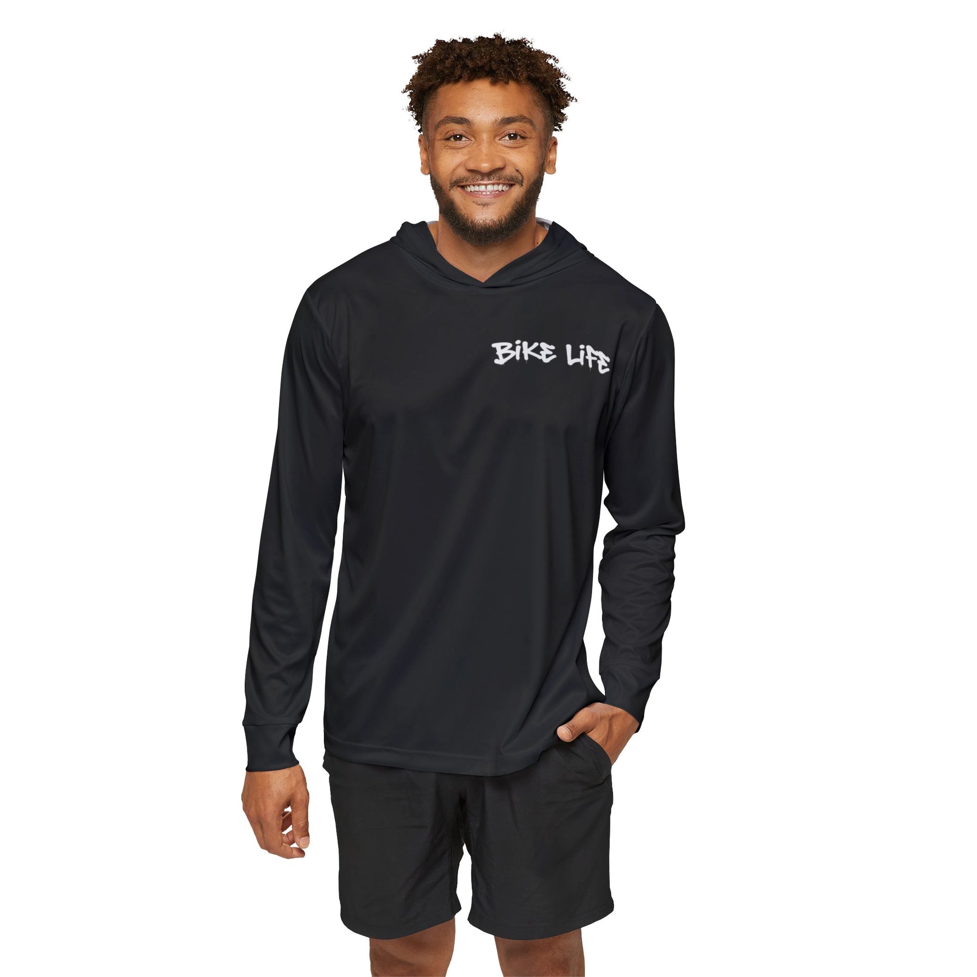 Bike life and Outside light hoodie - DrippinGlass T-shirt Co 