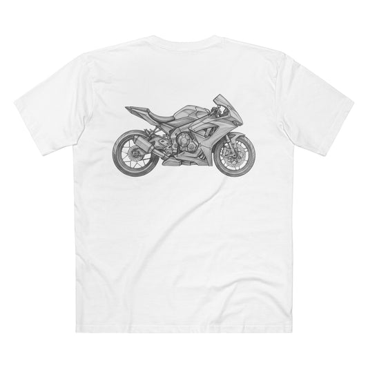 Sport Bike Sketch T-shirt for Motorcycle Enthusiasts