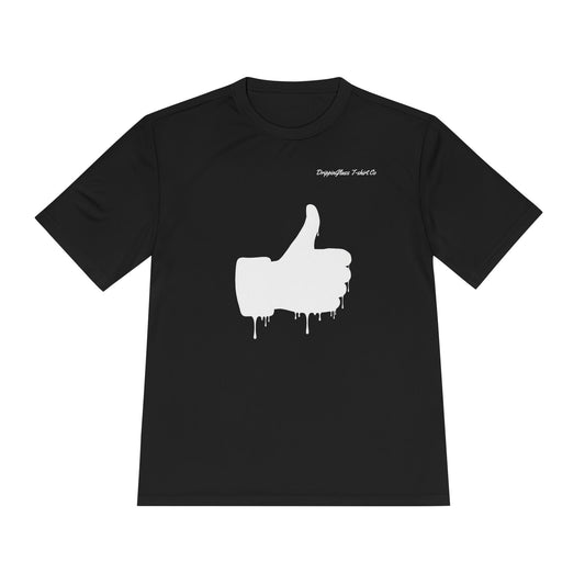 Good Vibes Only and Thumbs Up T-shirt - DrippinGlass T-shirt Co 