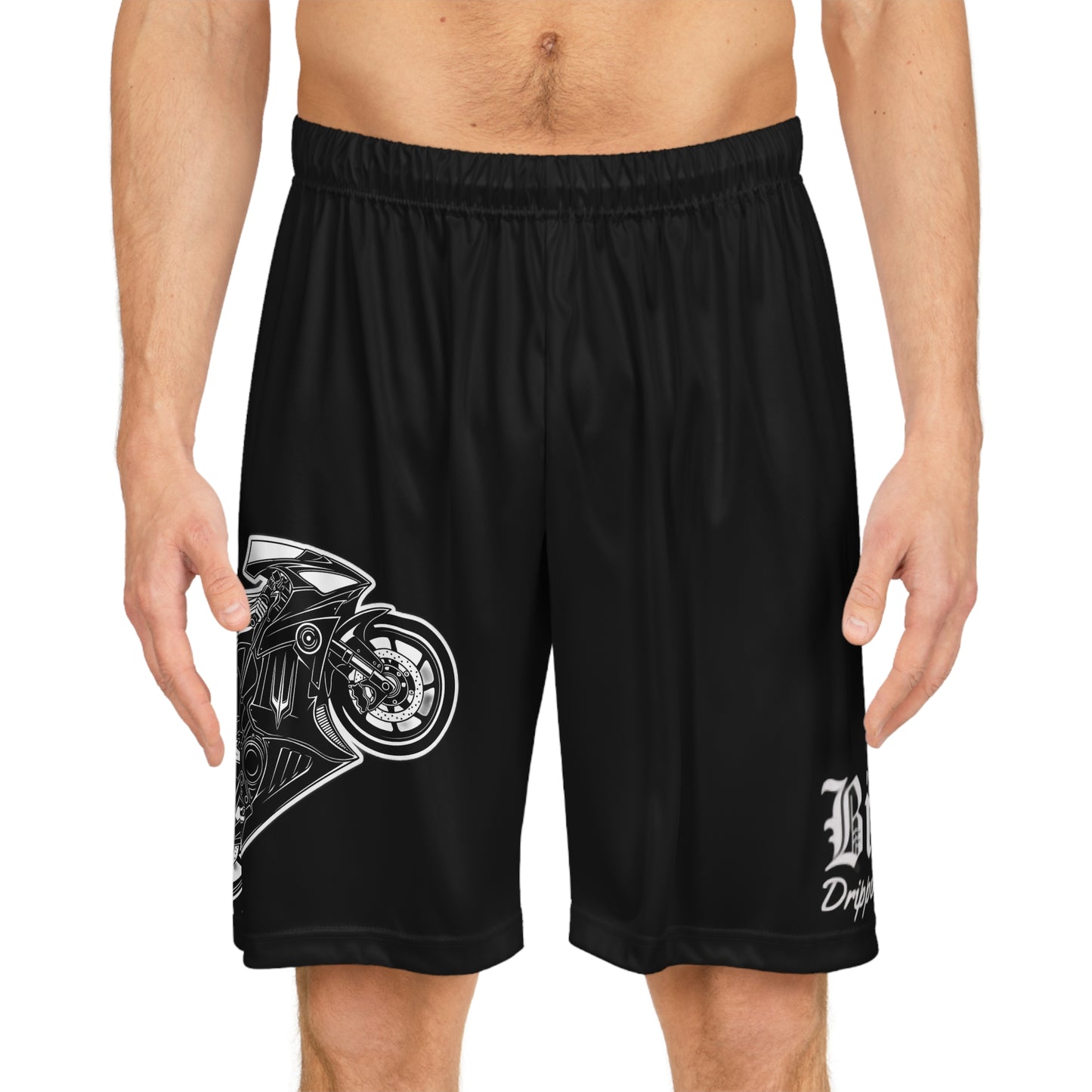 Ride or Die Basketball Shorts - DrippinGlass T-shirt Co 