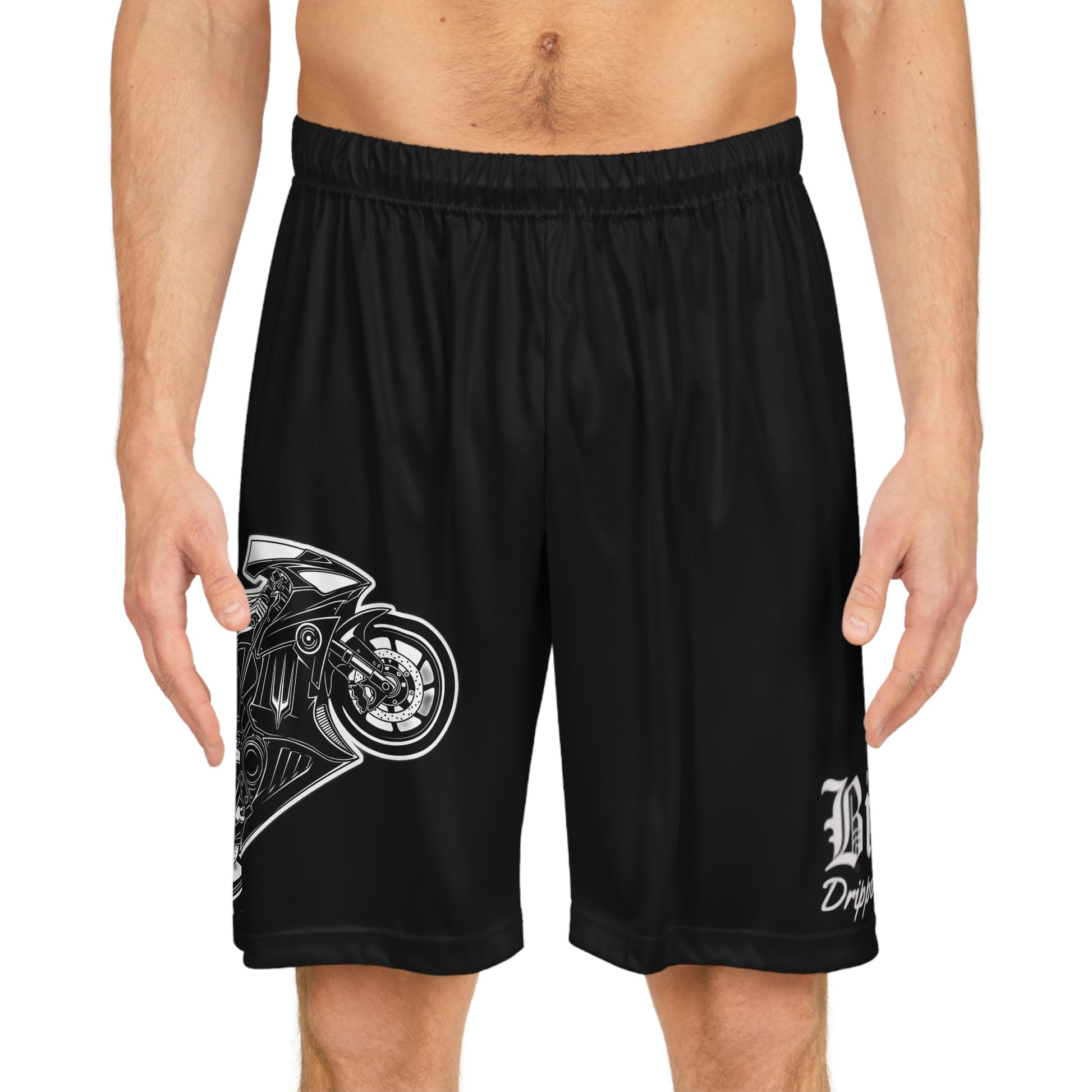 Ride or Die Basketball Shorts - DrippinGlass T-shirt Co 