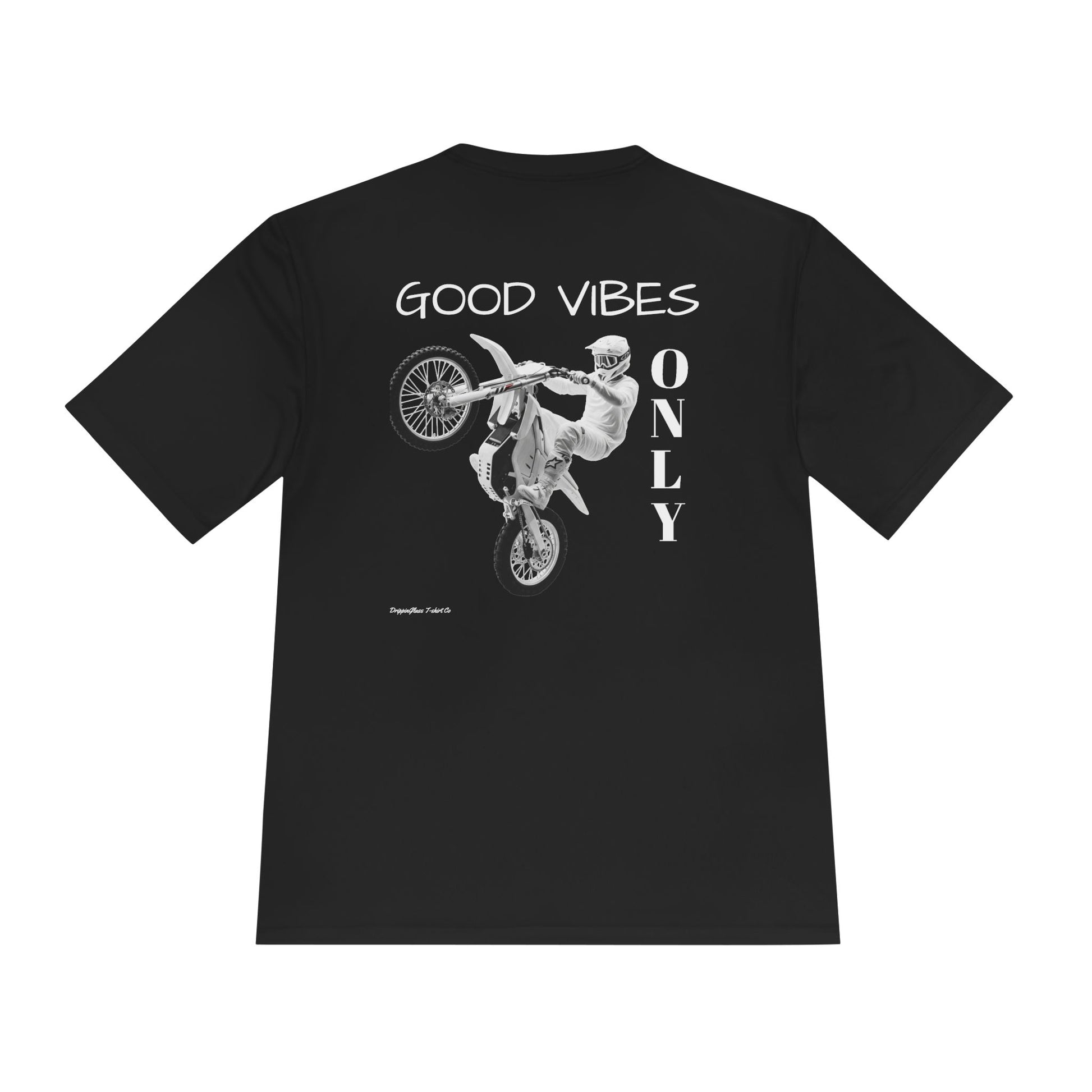 Good Vibes Only and Thumbs Up T-shirt - DrippinGlass T-shirt Co 