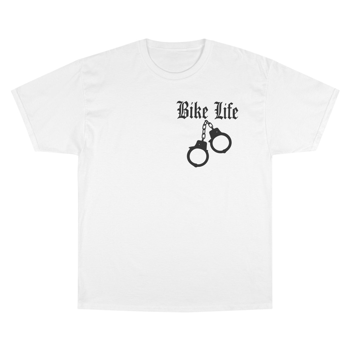 Champion - Legalize Wheelies and Bike Life T-shirt - DrippinGlass T-shirt Co 